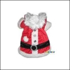 Qui nous chantait  Dans son manteau rouge et blanc sur son traneau port par le vent  ?