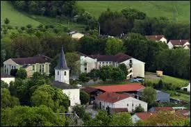 Voici le village de Faulx (rgion Lorraine) vu du ciel. Il se situe dans le dpartement n...