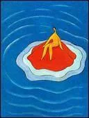 Il ne voit pas beaucoup de monde, alors il profite de la visite du Petit Prince pour recevoir des compliments du Petit Prince.