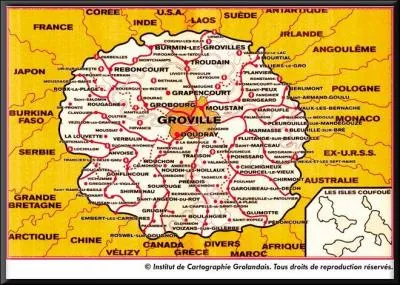 Laquelle de ces villes du Groland n'existe pas ?