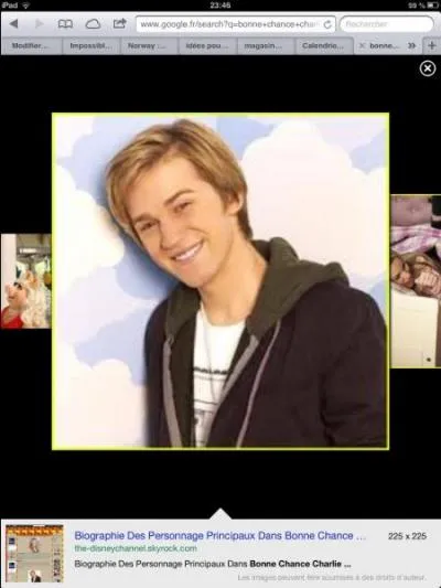 Comment s'appelle ce jeune homme ?