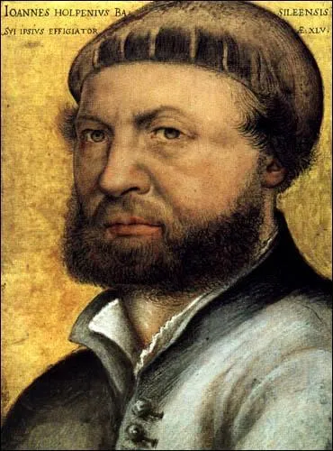 Je suis un clbre peintre de la Renaissance germanique. J'ai peint  Les Ambassadeurs  et des portraits d'Henry VIII Tudor.