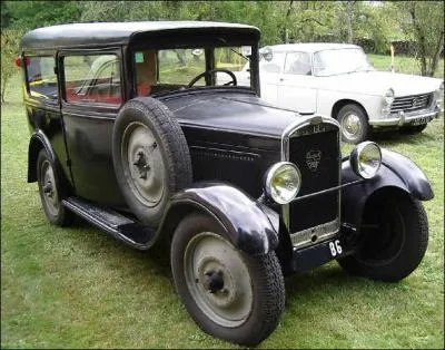 En 1929, fut cr la 201 Peugeot , fabrique jusqu'en 1937, quelle particularit avait-elle ?