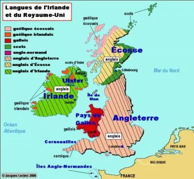 Non, le Royaume-Uni n'est pas uniforme linguistiquement ! L'le de Man ainsi que les les Anglo-Normandes n'en faisant pas partie, combien de langues vivantes y sont pratiques ?