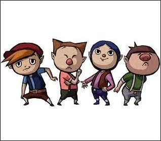 Dans la classe de la matresse d'cole de Mercantle, Mrs. Marry, il y a une bande d'enfants qui trane tout le temps dans les rues de l'le. Comment s'appelle cette bande d'enfants ?