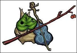 Dans l'le aux forts, l'arbre Mojo est inquiet car un de ses Koguru a disparu dans la fort interdite. Comment s'appelle ce petit personnage ?