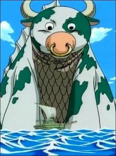 pisode 33 - Comment s'appelle le monstre marin originaire de Grand Line qui  aide  Luffy, Sanji et Yosaku  arriver plus vite  Arlong Park ?