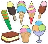 J'aime bien  glaces.