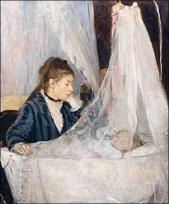 Quelle peintre impresionniste, belle-soeur d'Edouard Manet, a peint  Le berceau  ?
