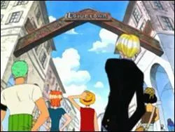 Quels personnages l'quipage du Chapeau de Paille a-t-il rencontr / retrouv  Loguetown ?