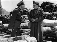 Dans un autre film, il est fait prisonnier par les allemands. Pour s'enfuir, il s'aide d'un animal. Lequel ?