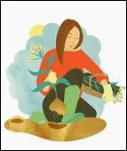 Qu'elle a cueillies  quatre ... , Quatre fois un, quatre,