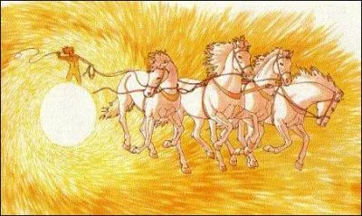 Il est le Soleil dans la mythologie grecque. Il voit tout et sait tout. Il mne le char du soleil et a pour rle de rvler les activits pratiques sur Terre.