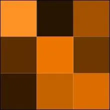 Quelle est la couleur compl�mentaire de l'orange ?