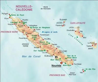 Combien de provinces possde la Nouvelle-Caldonie ?