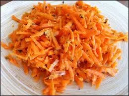 Ou encore des carottes rapes :
