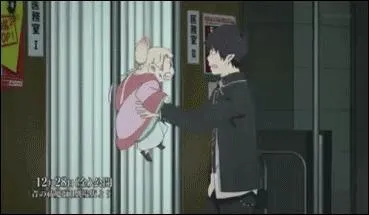 Aprs avoir saut sur Rin, que fait le petit garon ?