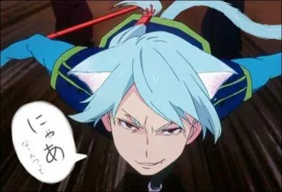 De quelle couleur est la barrire que cre ce personnage ?