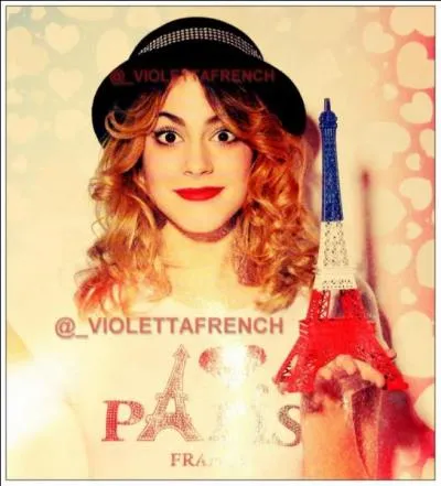 Comment s'appelle le magazine o elle a pos avec une tour Eiffel ?