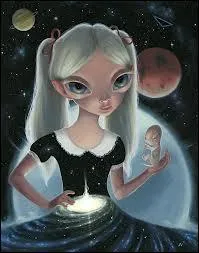 Ana Bagayan est une peintre au style trs reconnaissable, et mme s'il peut paratre tonnant d'assimiler ce tableau  un film, regardez les dtails ! Mais bien sr, on se trouve dans... ?