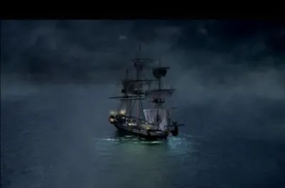 Quel est le nom du navire sur lequel sont bloqus le docteur, Rory et Amy ?