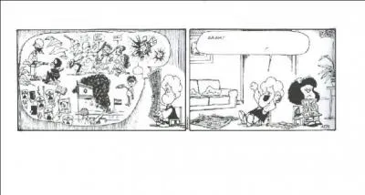 Et voici Susanita ! Son rve premier est de se marier pour devenir femme au foyer et avoir des enfants. Or, le monde ne lui est pas indiffrent, elle y porte un regard quelque peu particulier... que s'exclame-t-elle ?