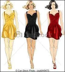 De quelle couleur est la petite robe de Guerlain ?