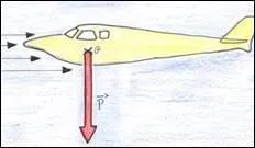 Sur Terre, g=10 N/kg. Cet avion a un poids de 6100 N. Quelle est la masse de cet avion sur Terre ?