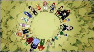 Quelle magie les membres de Fairy Tail, qui taient sur l'le de Tenr, utilisent-ils pour se protger d'Acnologia ?