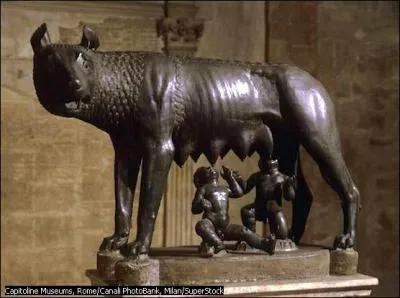 Compltez le nom de cette statue, prsente en plusieurs exemplaires dans Rome :  La louve...