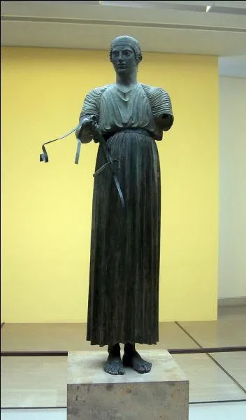 Quel nom a-t-on donn  cette sculpture de Kalamis ?