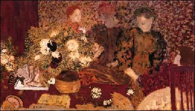 Quel peintre surnomm le nabi zouave en raison de sa barbe taille courte  la militaire est l'auteur de nombreuses scnes d'intrieur dans lesquelles les personnages semblent se fondre dans le dcor ?