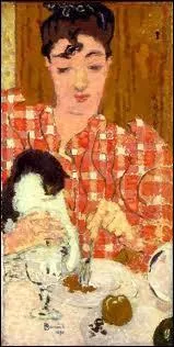 Quel peintre surnomm le nabi trs japonard doit aux estampes japonaises son got pour certains motifs dcoratifs tels que les carreaux d'une nappe, le ramage d'une toffe ?