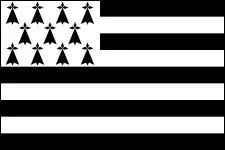 Quelles sont les couleurs qui composent le drapeau de la Bretagne, plus connu sous le nom de Gwenn ha Du ?