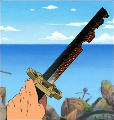 Quel sabre appartenant  Zoro a t rouill ?