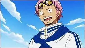 Lui, son rve tait d'entrer dans la marine, ce qu'il a pu faire grce  Luffy et Zoro. Son coquipier, c'est Hermep, le fils de Morgan. Qui est-ce ?