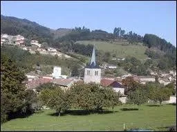 Situ en plein cur du Beaujolais Vert, voici le village de Lamure-sur-Azergues (dpartement 69). Il se situe en rgion ...