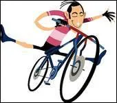 Il  le vlo pour rejoindre ses copains qui l'  au stade.