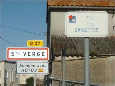 Louzy est une commune limitrophe de Ste Verge :