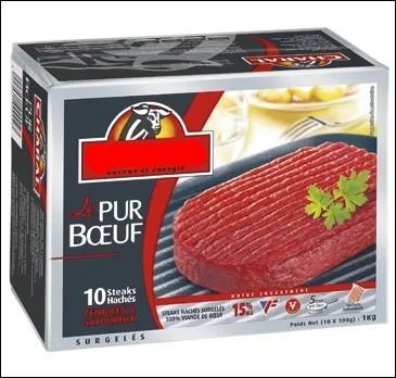 Au plat principal, mangeons de la viande ! Un bon steak hach ...