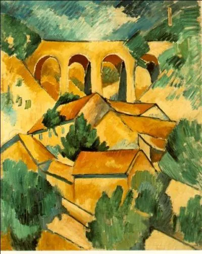 Quel autre peintre fondateur du cubisme a peint  Viaduc  l'Estaque  ?