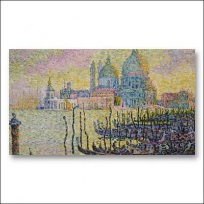 Quel peintre,  l'origine du pointillisme, a peint Le grand canal  Venise ?