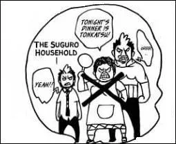 Que fait la mre de Ryji quand elle voit son fils ?