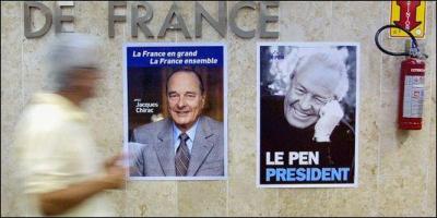En 2002, quel événement politique est-il l'occasion de nombreuses manifestations en France ?