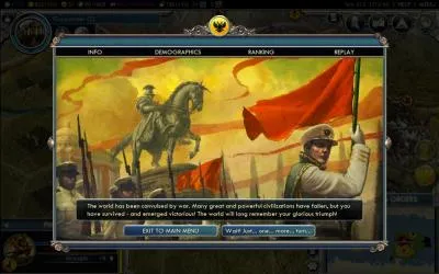 Hormis par une victoire militaire, comment peut-on remporter la partie ?