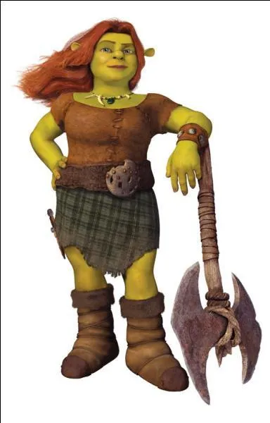 [Shrek 4] (**) Comment est Fiona dans le monde du nain, par rapport au monde rel ?