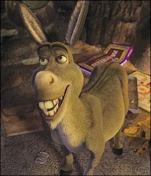 [Shrek 4] (***) Par quel moyen l'ne trouve-t-il la solution permettant  Shrek de se dlivrer du pige du nain ?