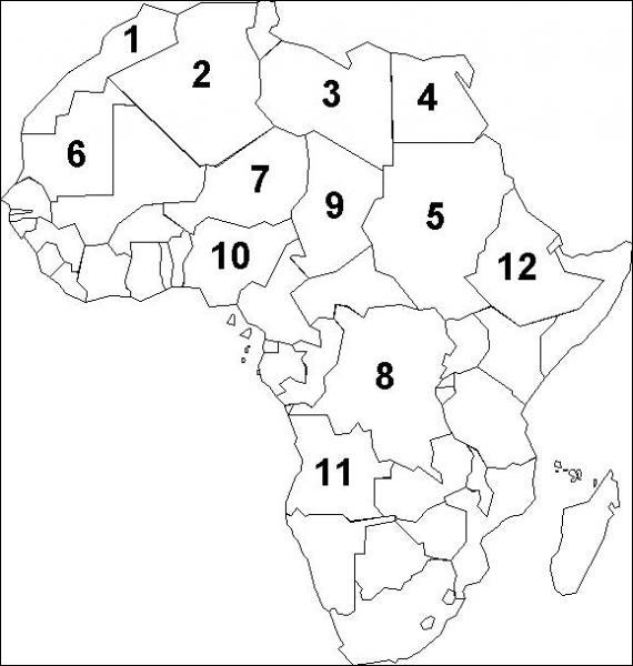 Afrique : Carte - Trafic de conteneurs dans les ports (TEU ...