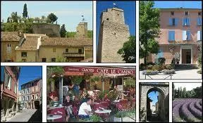 Voici diffrentes vues de la ville de Malaucne (rgion P. A. C. A). A votre avis, quelle est la bonne rponse ?