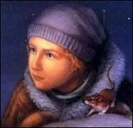 Qu'a de particulier l'animal qui accompagne la fillette ?